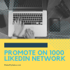 PROMOTE ON 1000 LIKEDIN NETWORK (300 x 300 px)