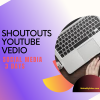 SHOUTOUTS YOUTUBE VEDIO (300 x 300 px)