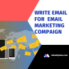 write email for email marketing compaign(300 x 300 px)