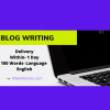 blog writing 100 words